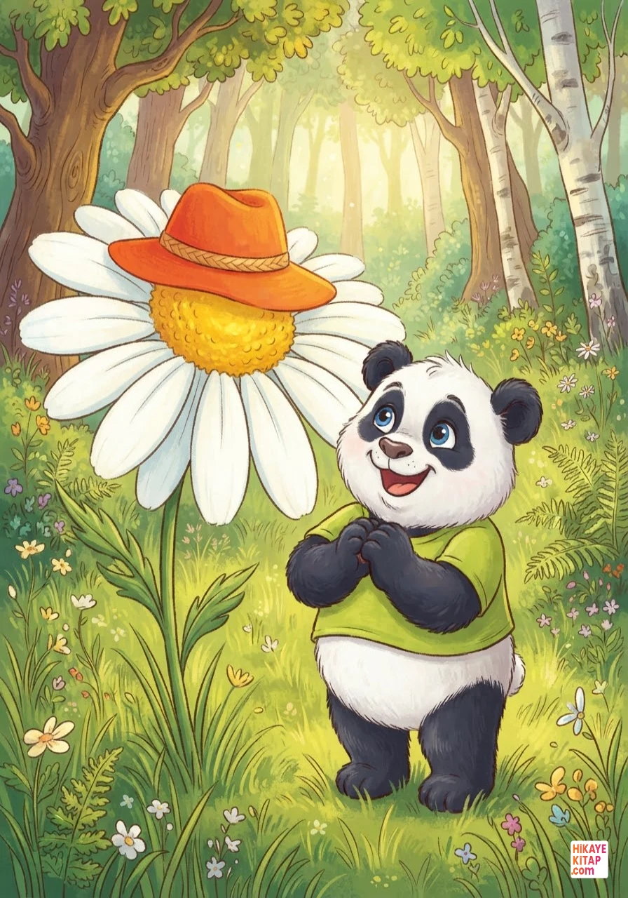 Minik Panda Pati ve Uçan Şapka Sayfa 8 görseli