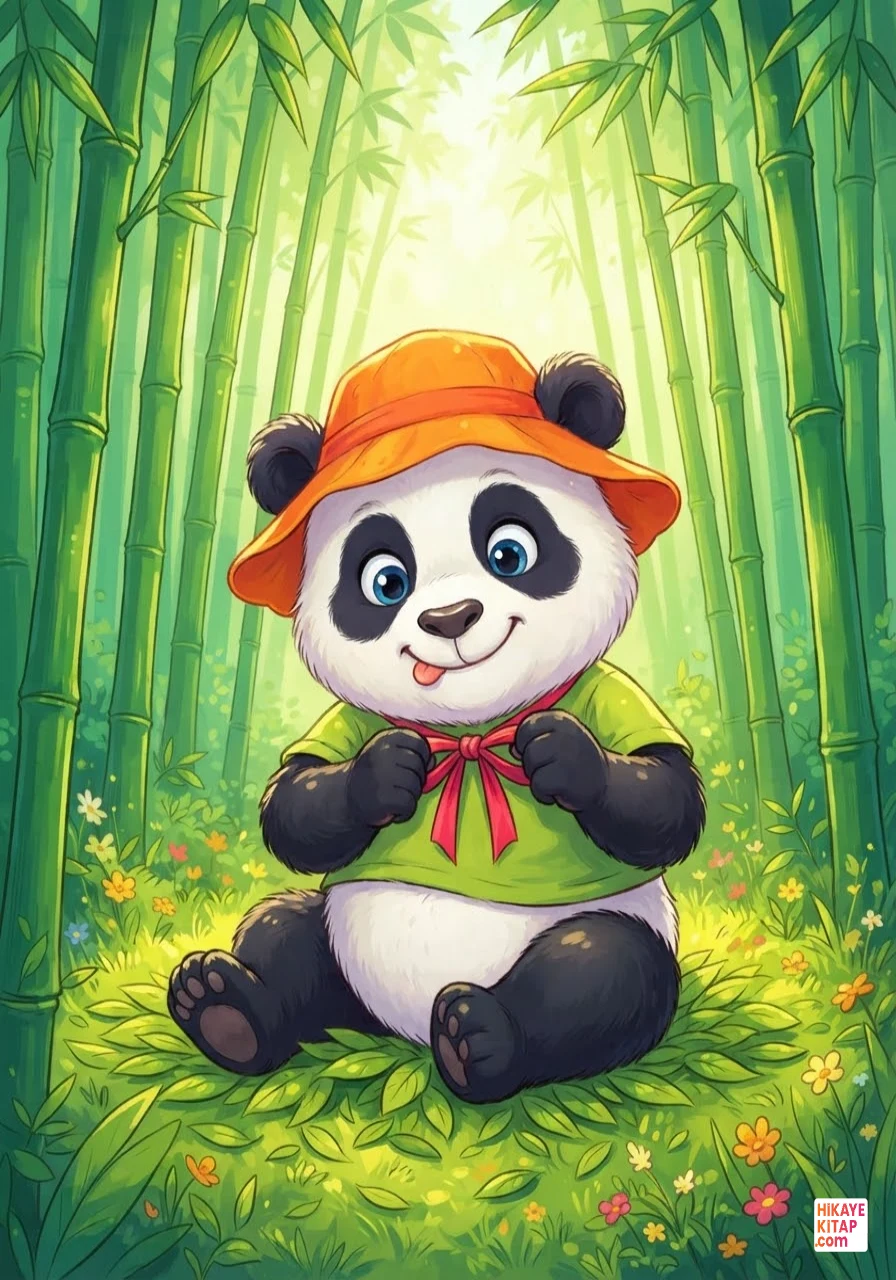 Minik Panda Pati ve Uçan Şapka Sayfa 9 görseli