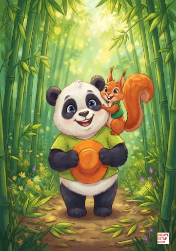 Minik Panda Pati ve Uçan Şapka kapak