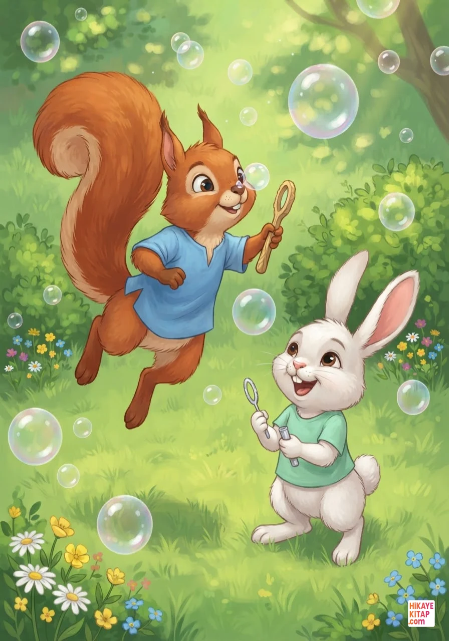 Little Rabbit Lily and the Glowing Soap Bubbles Page 7 image