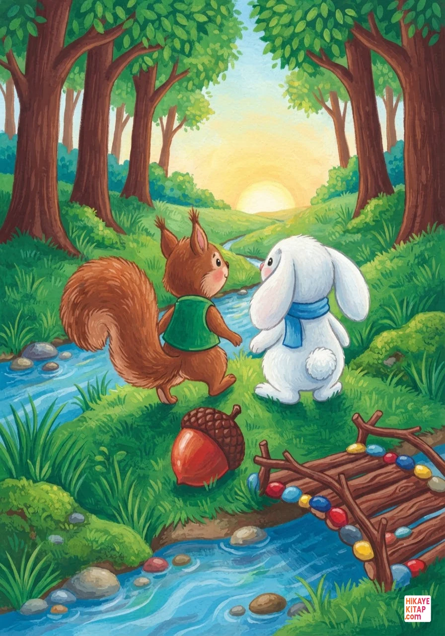 Nutty the Little Squirrel and the Small Bridge Page 12 image