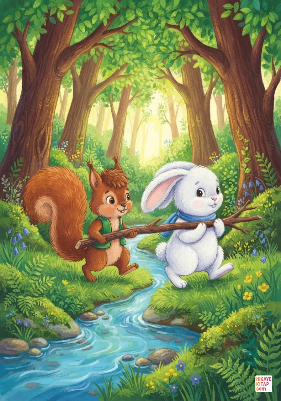 Nutty the Little Squirrel and the Small Bridge Page 6 image
