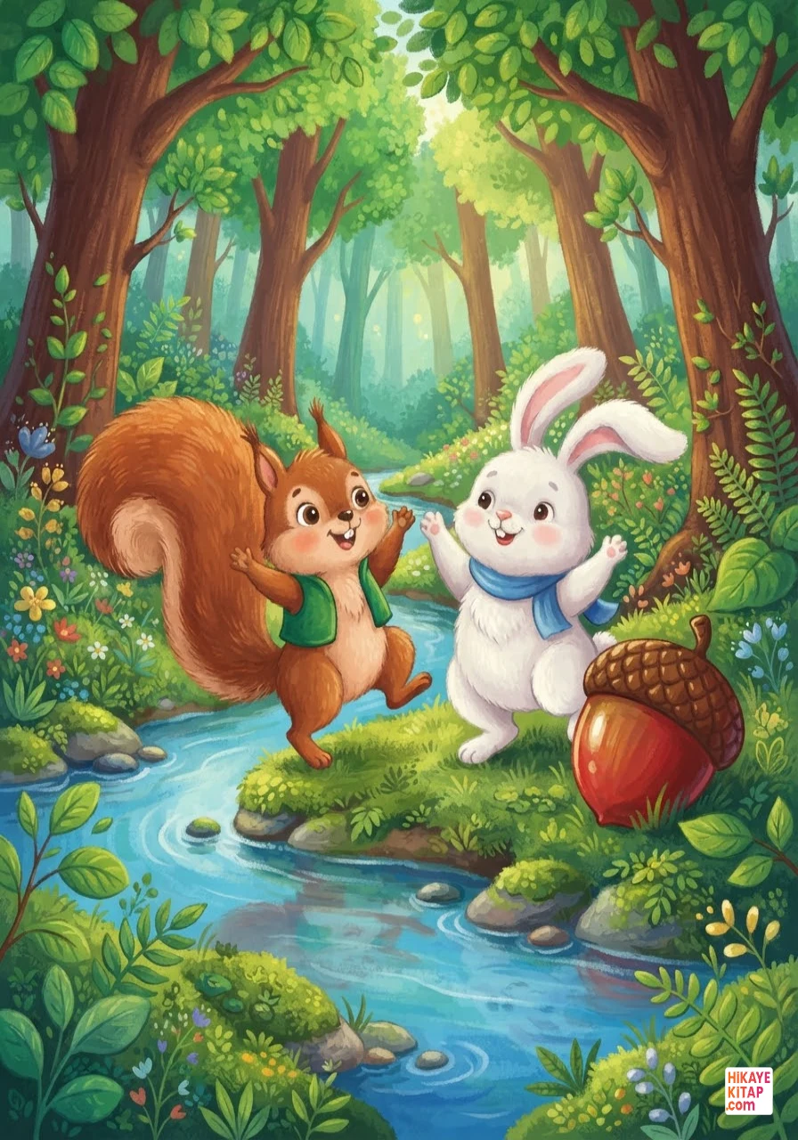 Nutty the Little Squirrel and the Small Bridge Page 9 image