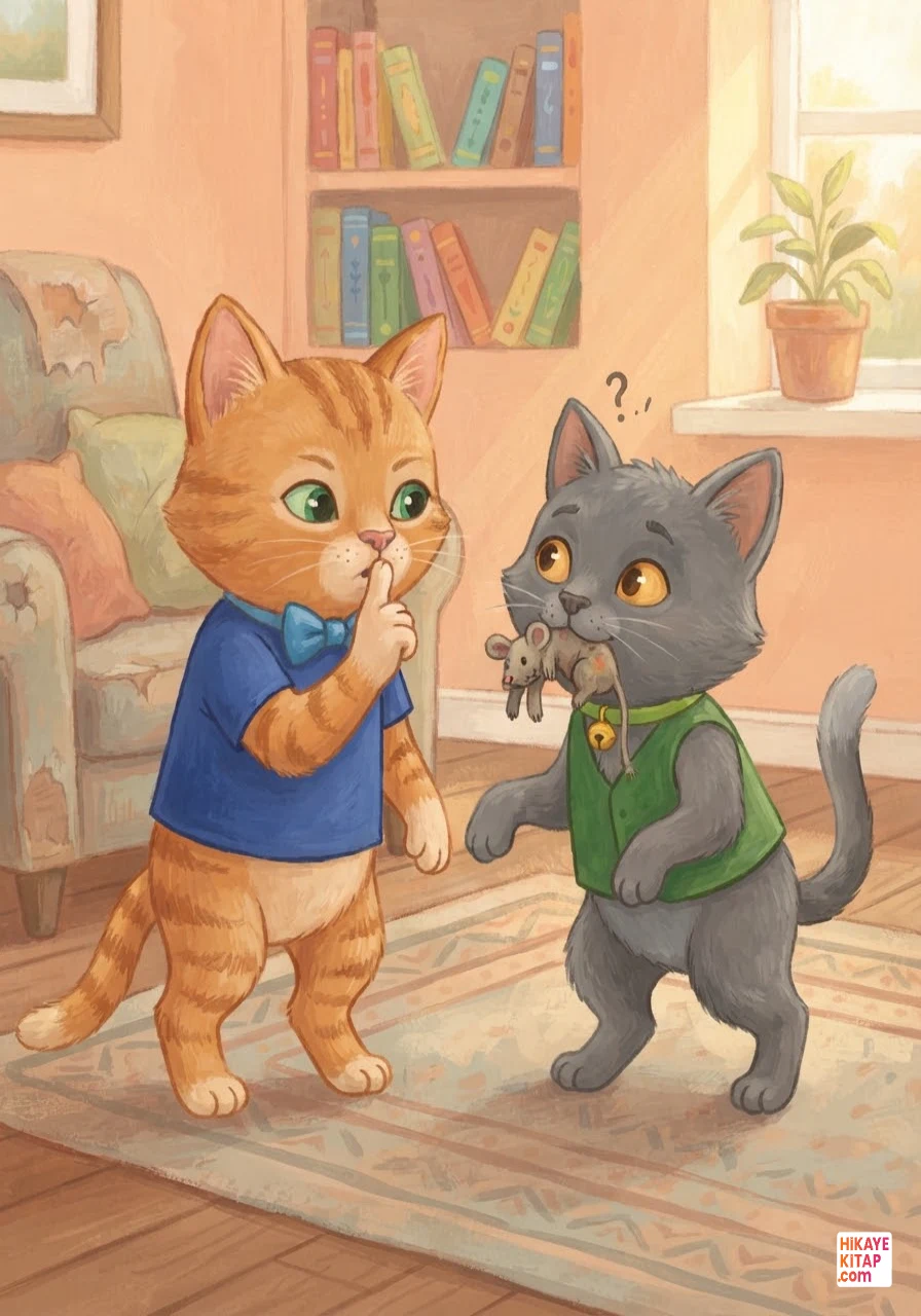 Minik Kedi Misket ve Sessiz Oyun Sayfa 2 görseli