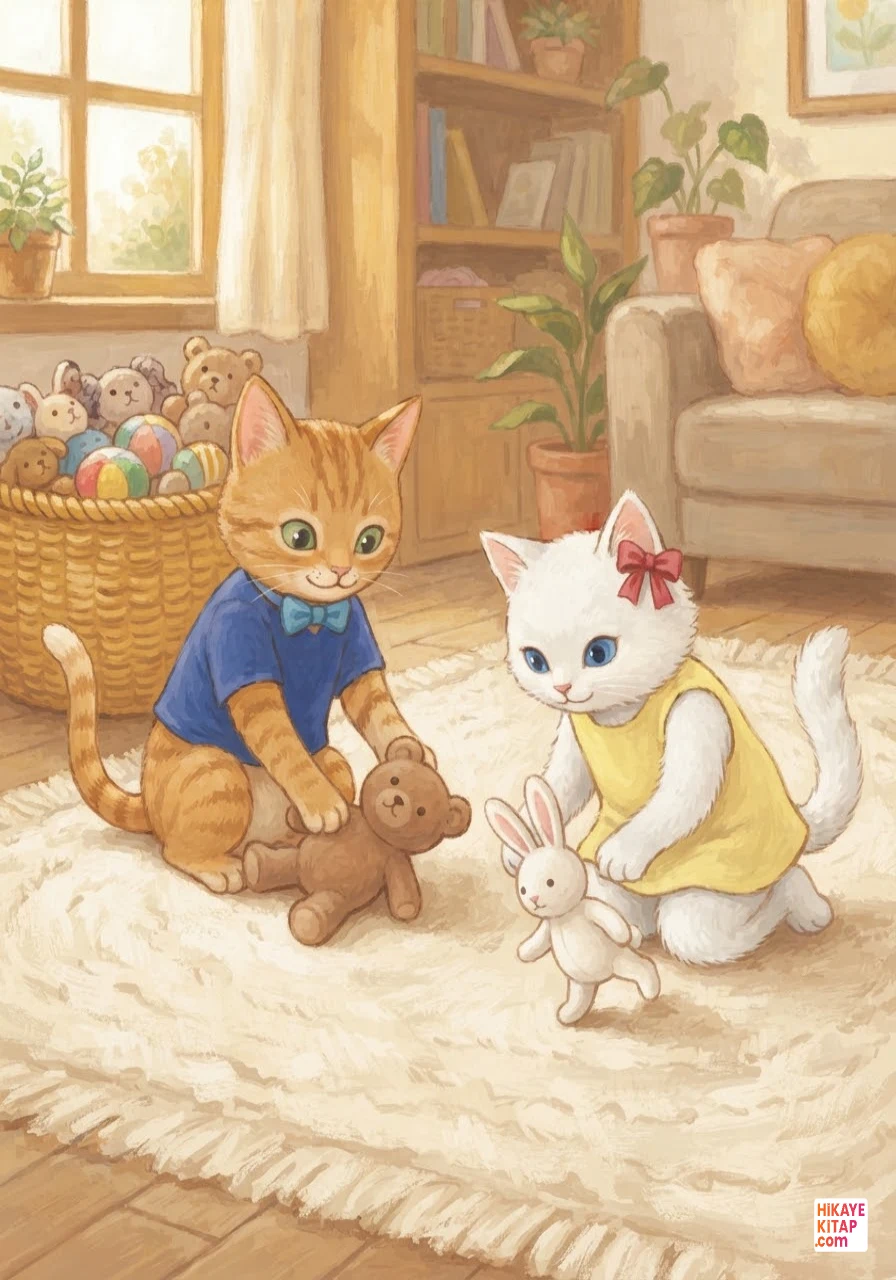 Minik Kedi Misket ve Sessiz Oyun Sayfa 4 görseli