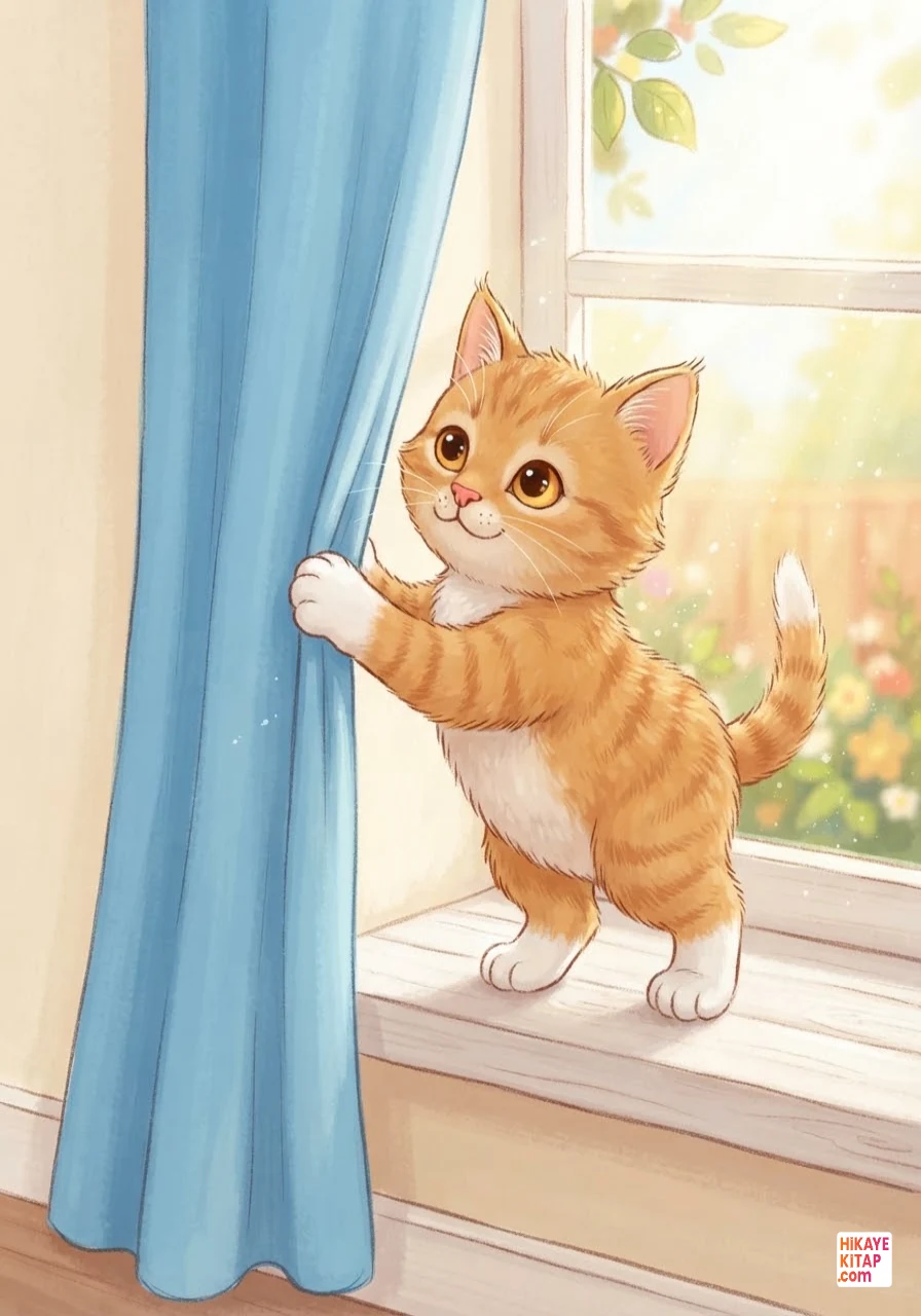 Minik Kedi Pati ve Kayıp Top Sayfa 6 görseli