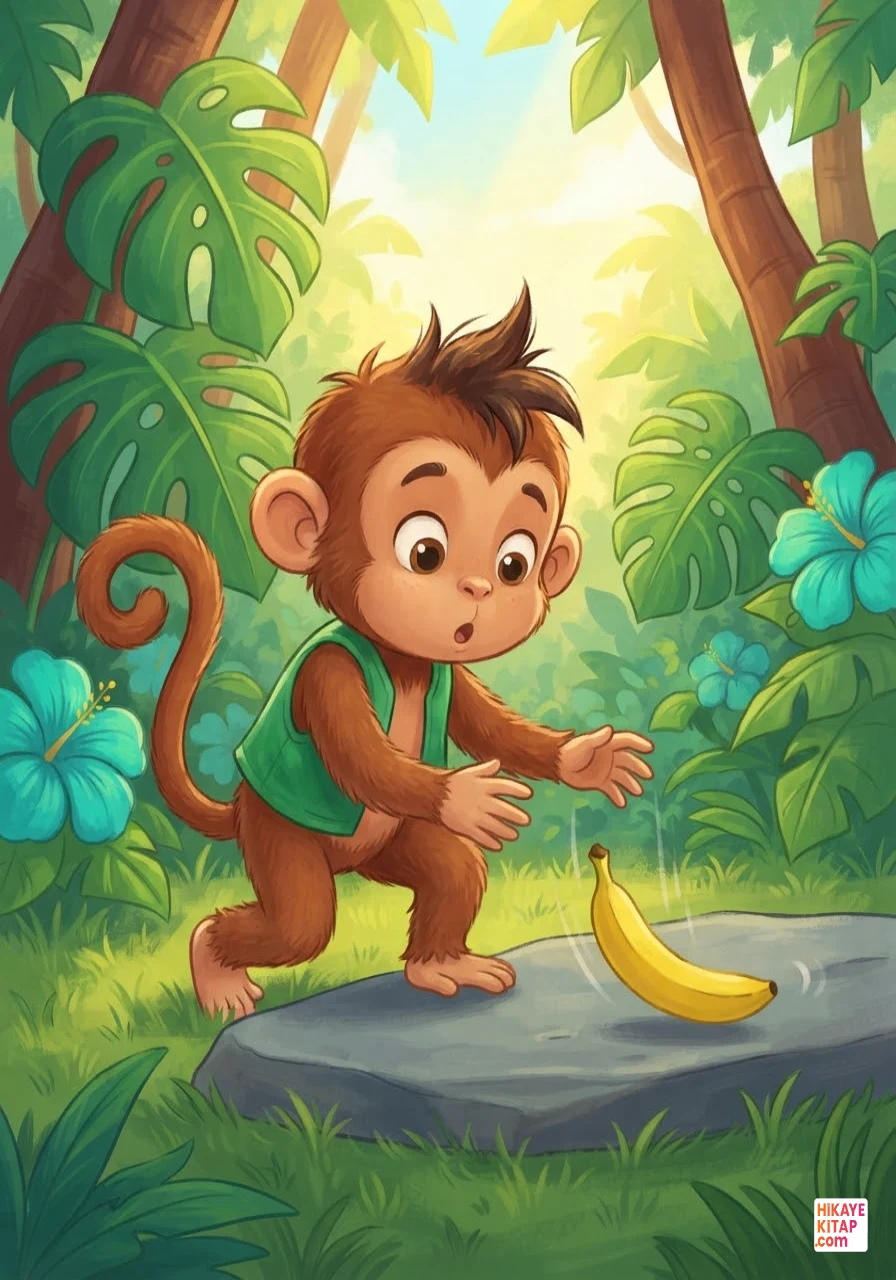 Minik Maymun Momo ve Muz Kulesi Sayfa 3 görseli