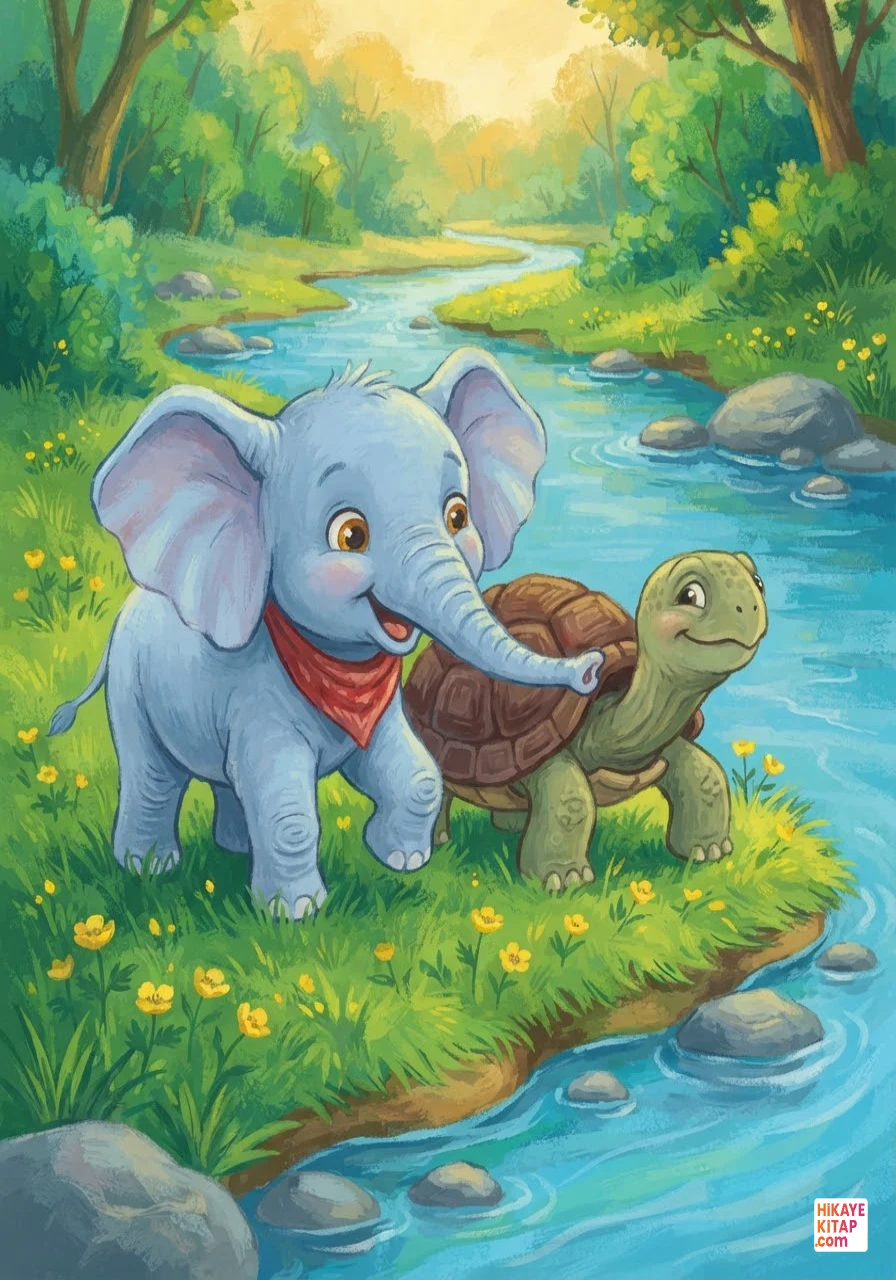 Minik Fil Filo ve Sihirli Su Fıskiyesi Sayfa 11 görseli
