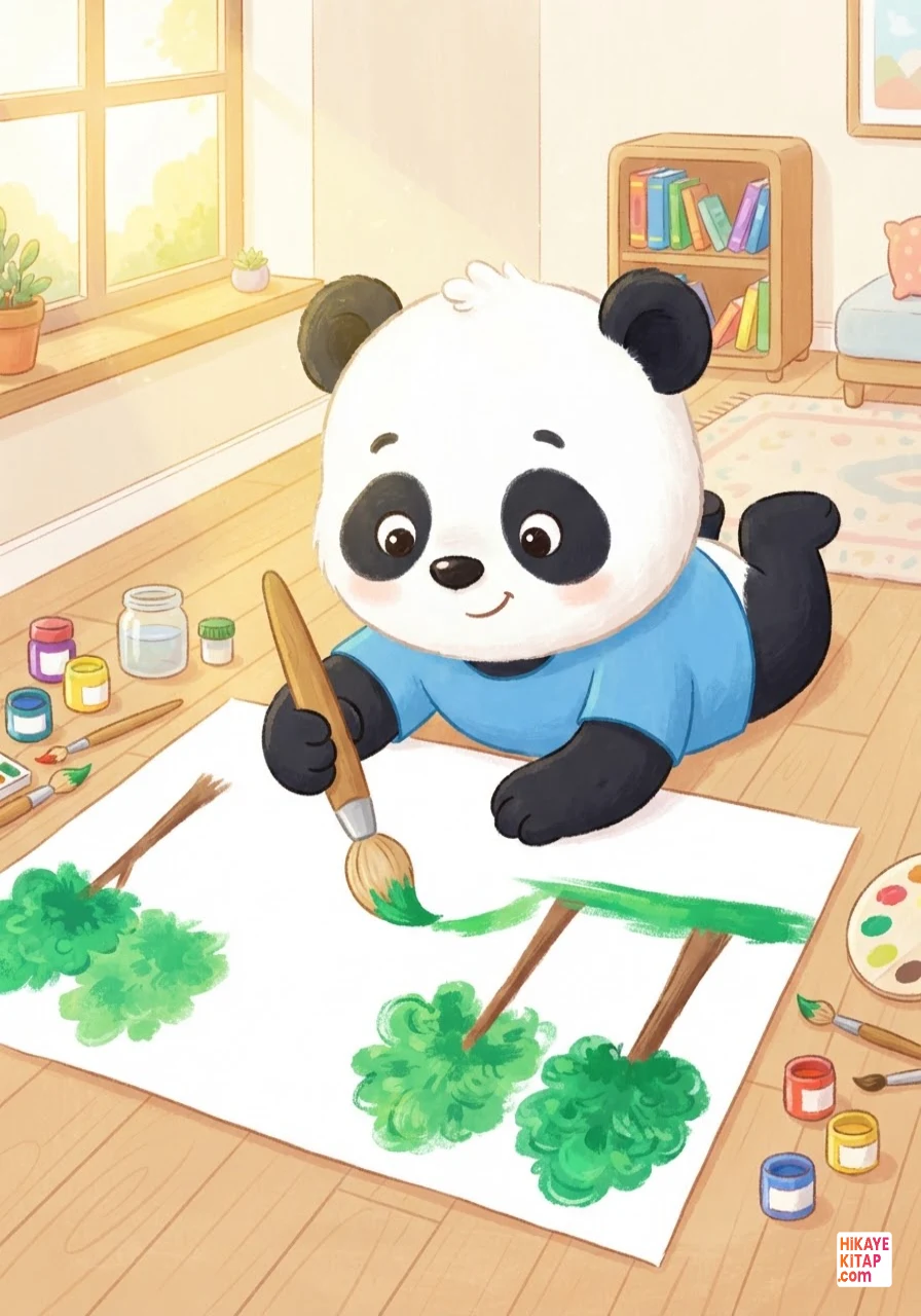 Minik Panda Pati ve Sihirli Boyalar Sayfa 4 görseli