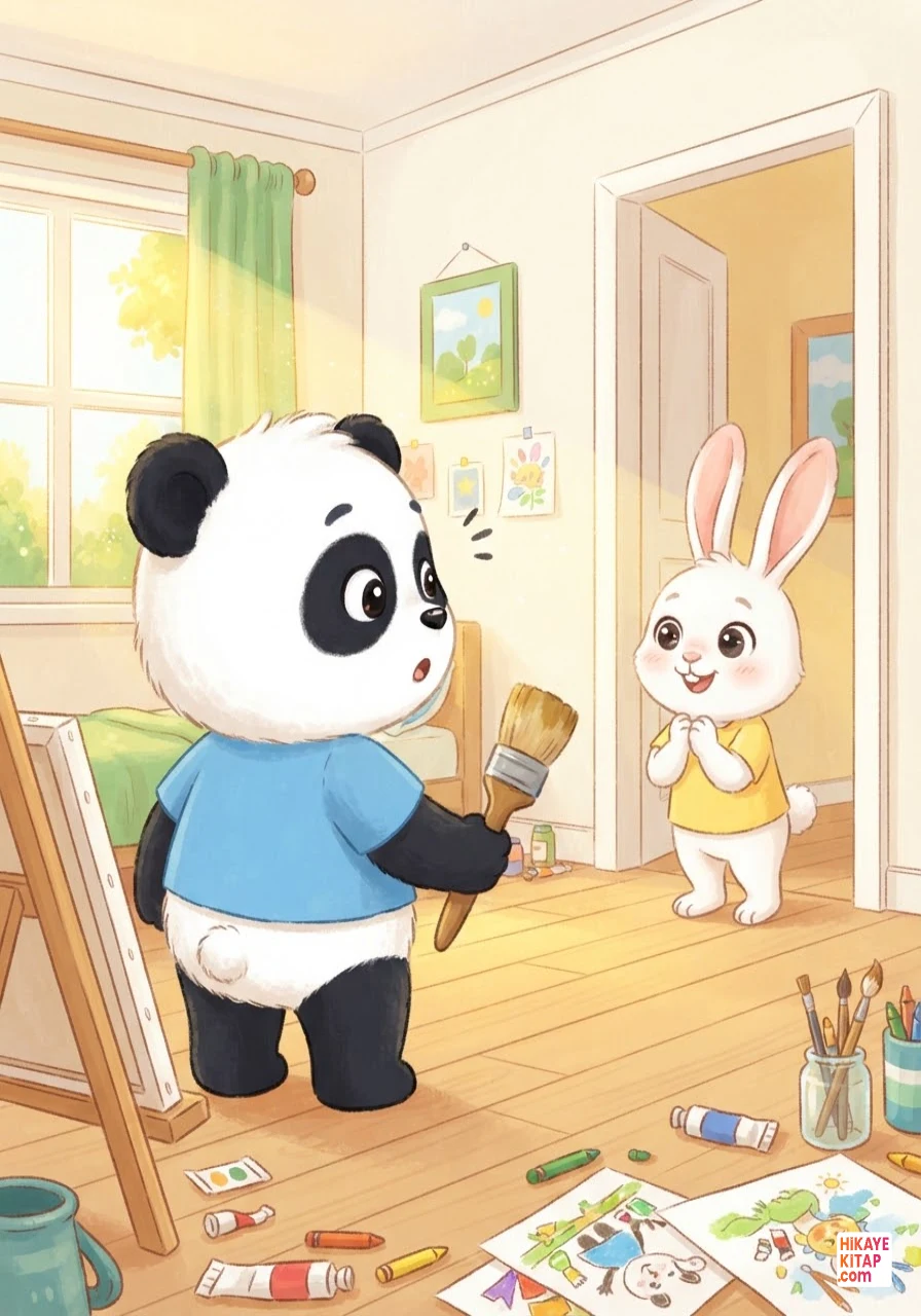 Minik Panda Pati ve Sihirli Boyalar Sayfa 5 görseli