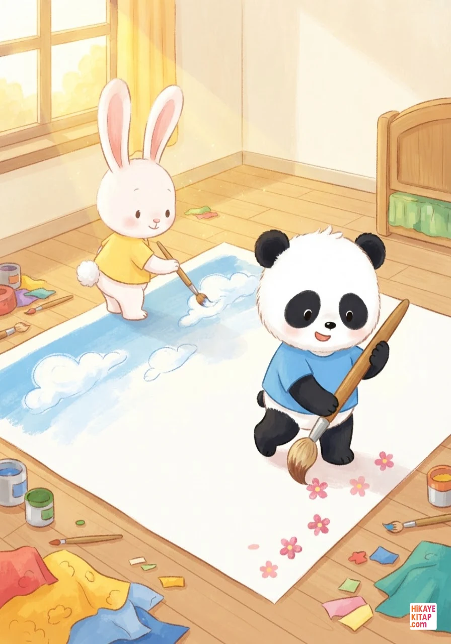 Minik Panda Pati ve Sihirli Boyalar Sayfa 8 görseli