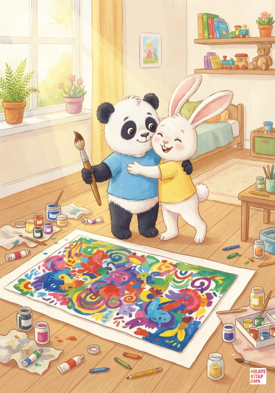 Minik Panda Pati ve Sihirli Boyalar Sayfa 9 görseli