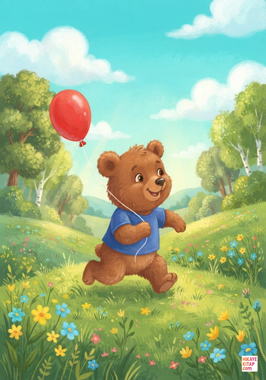 Minik Ayıcık Badem ve Kayıp Balon 1 görseli