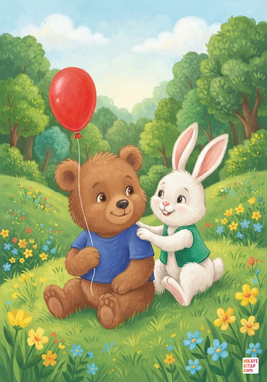 Minik Ayıcık Badem ve Kayıp Balon Sayfa 11 görseli