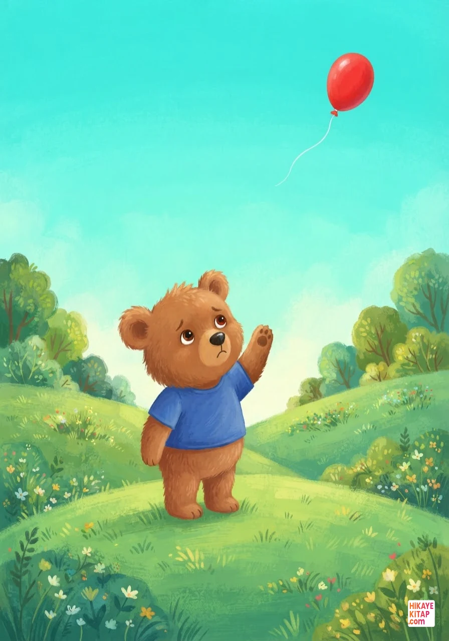 Minik Ayıcık Badem ve Kayıp Balon Sayfa 3 görseli