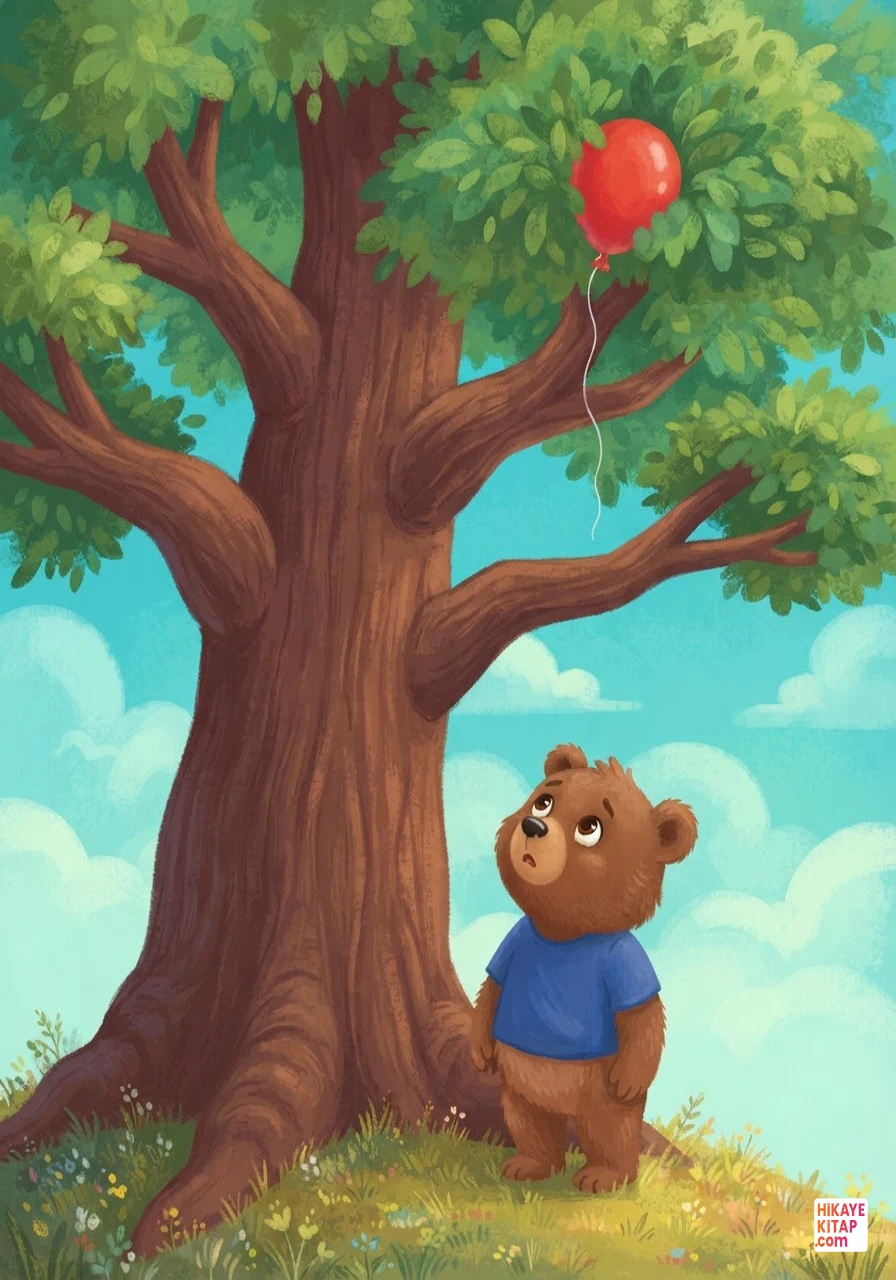 Minik Ayıcık Badem ve Kayıp Balon Sayfa 5 görseli