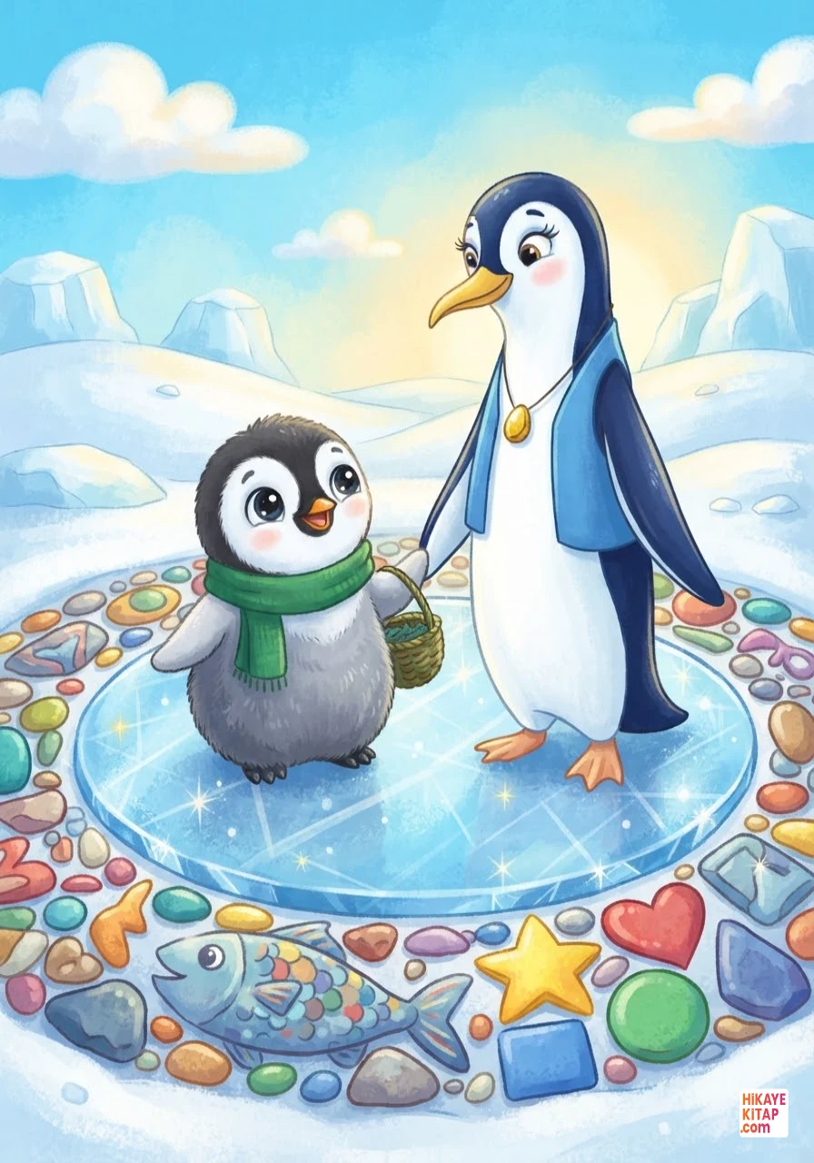 Minik Penguen Pofuduk ve Buzdan Resim Sayfa 11 görseli