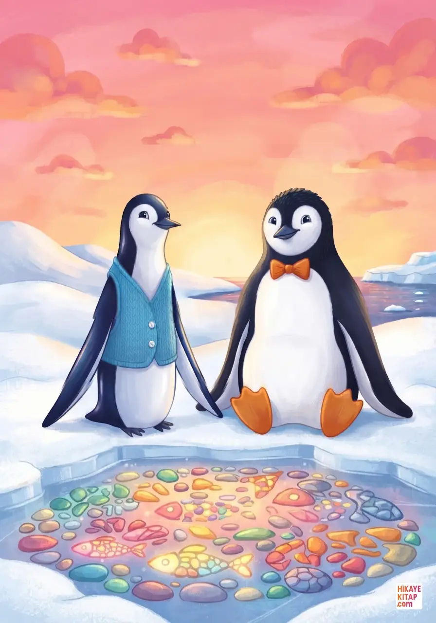Minik Penguen Pofuduk ve Buzdan Resim Sayfa 12 görseli