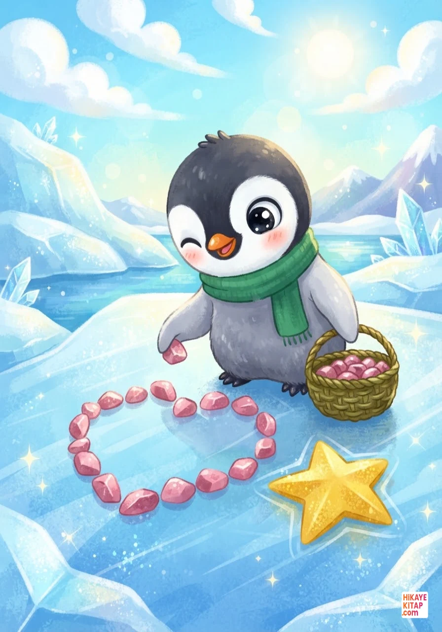 Minik Penguen Pofuduk ve Buzdan Resim Sayfa 7 görseli