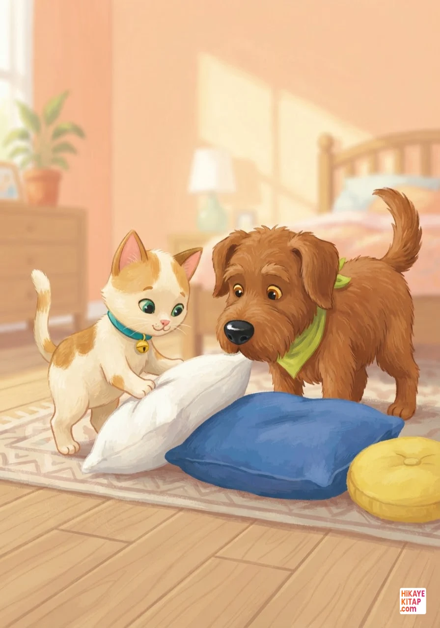 Minik Kedi Misket ve Yumuşak Yastık Sayfa 8 görseli