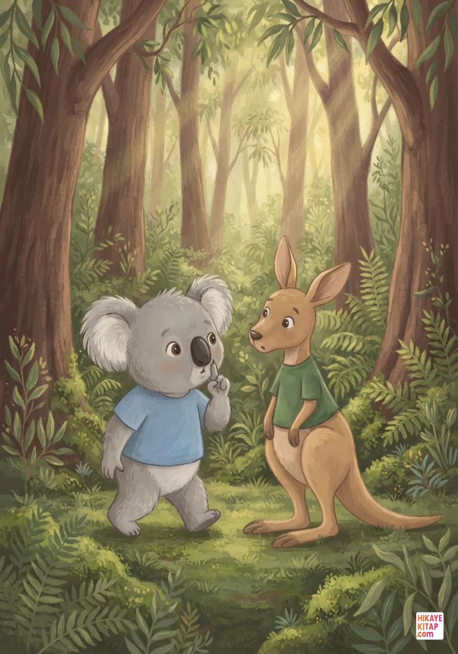 Minik Koala Koko ve Uyuyan Kuş Sayfa 3 görseli