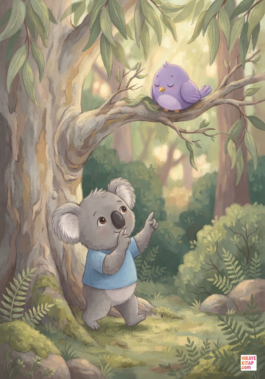 Minik Koala Koko ve Uyuyan Kuş Sayfa 4 görseli