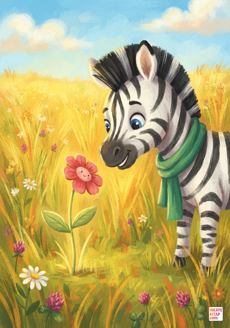 Minik Zebra Zeki ve Susayan Çiçek Sayfa 7 görseli