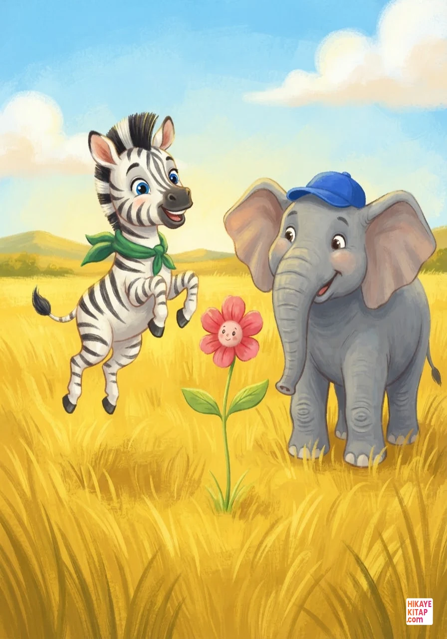 Minik Zebra Zeki ve Susayan Çiçek Sayfa 8 görseli