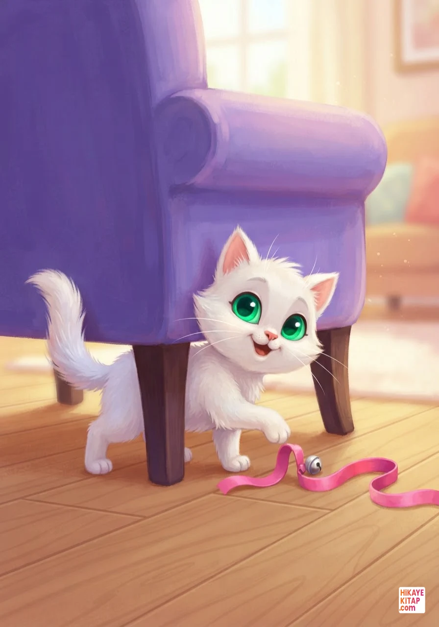 Minik Kedi Misket ve Kayıp Kurdele Sayfa 10 görseli