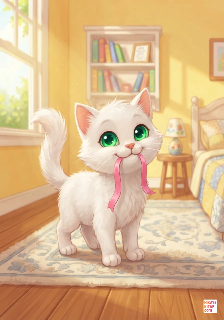 Minik Kedi Misket ve Kayıp Kurdele Sayfa 11 görseli