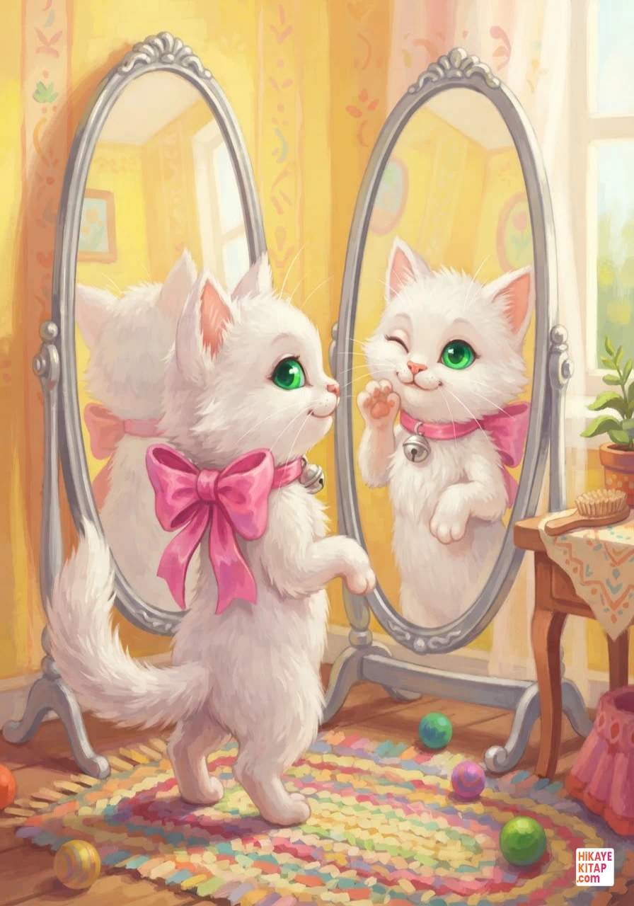 Minik Kedi Misket ve Kayıp Kurdele Sayfa 12 görseli