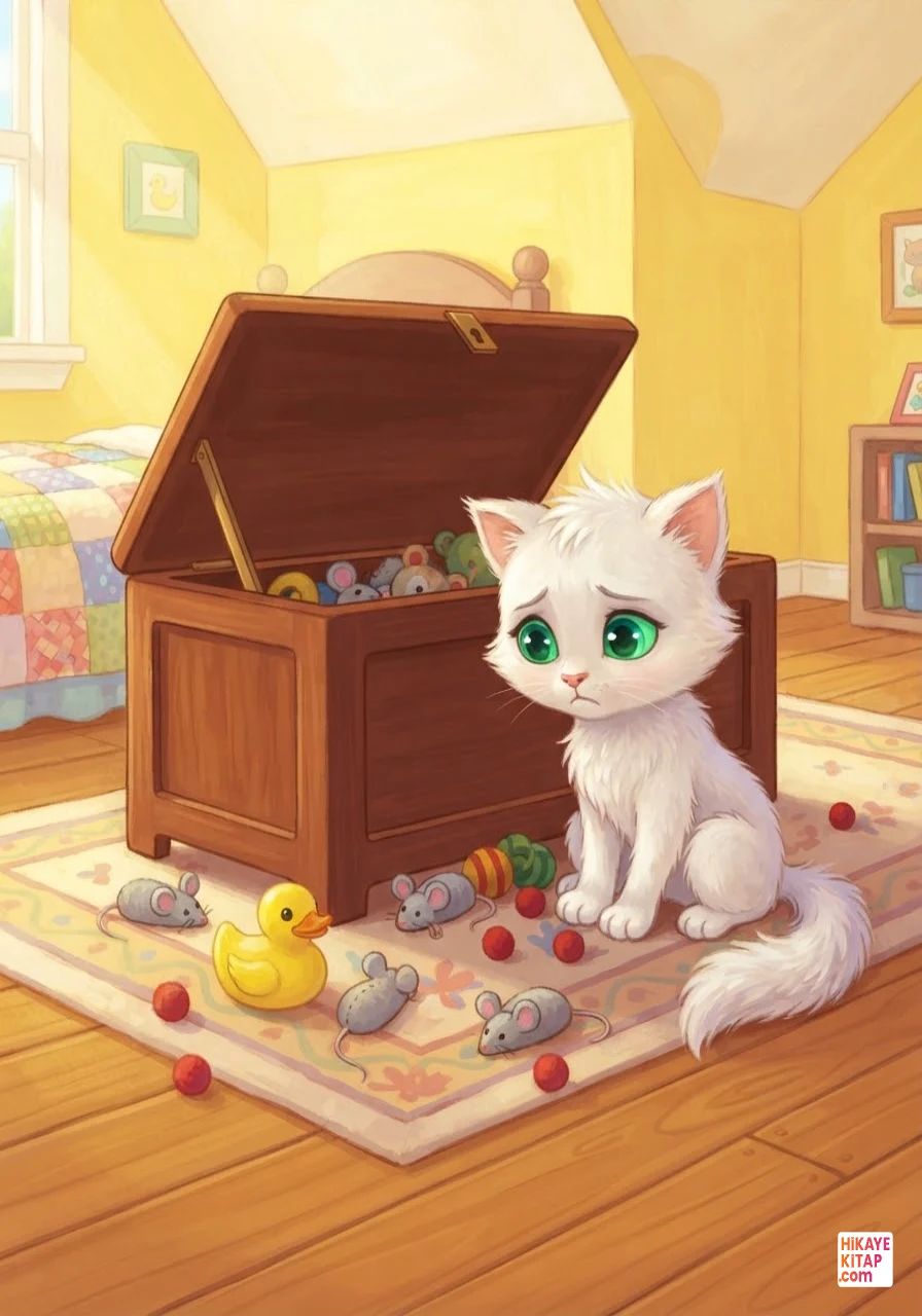 Minik Kedi Misket ve Kayıp Kurdele Sayfa 4 görseli