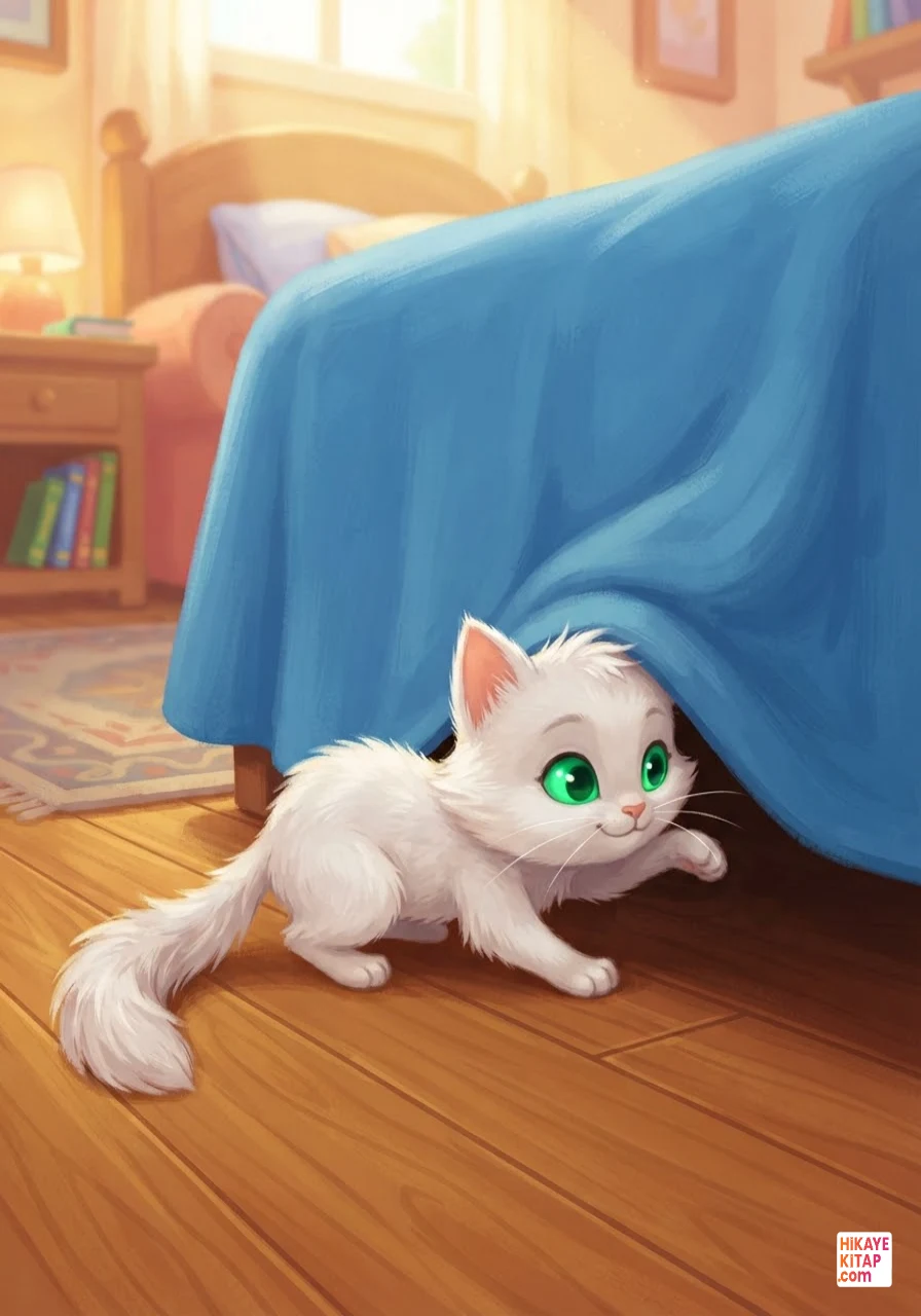 Minik Kedi Misket ve Kayıp Kurdele Sayfa 5 görseli