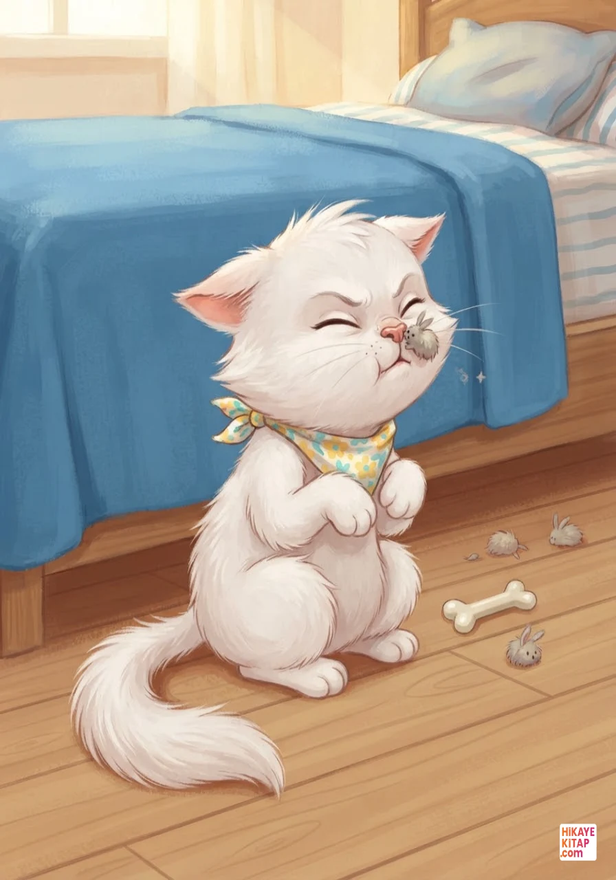 Minik Kedi Misket ve Kayıp Kurdele Sayfa 6 görseli