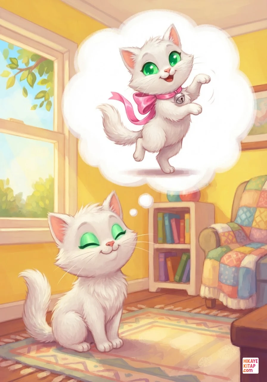 Minik Kedi Misket ve Kayıp Kurdele Sayfa 8 görseli