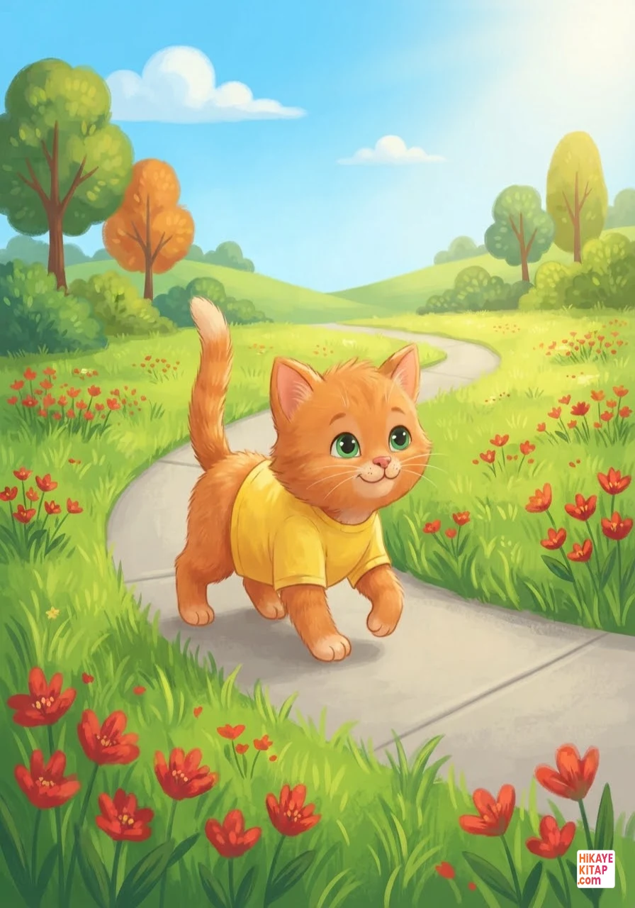 Minik Kedi Pati ve Kaykaylı Fare 1 görseli