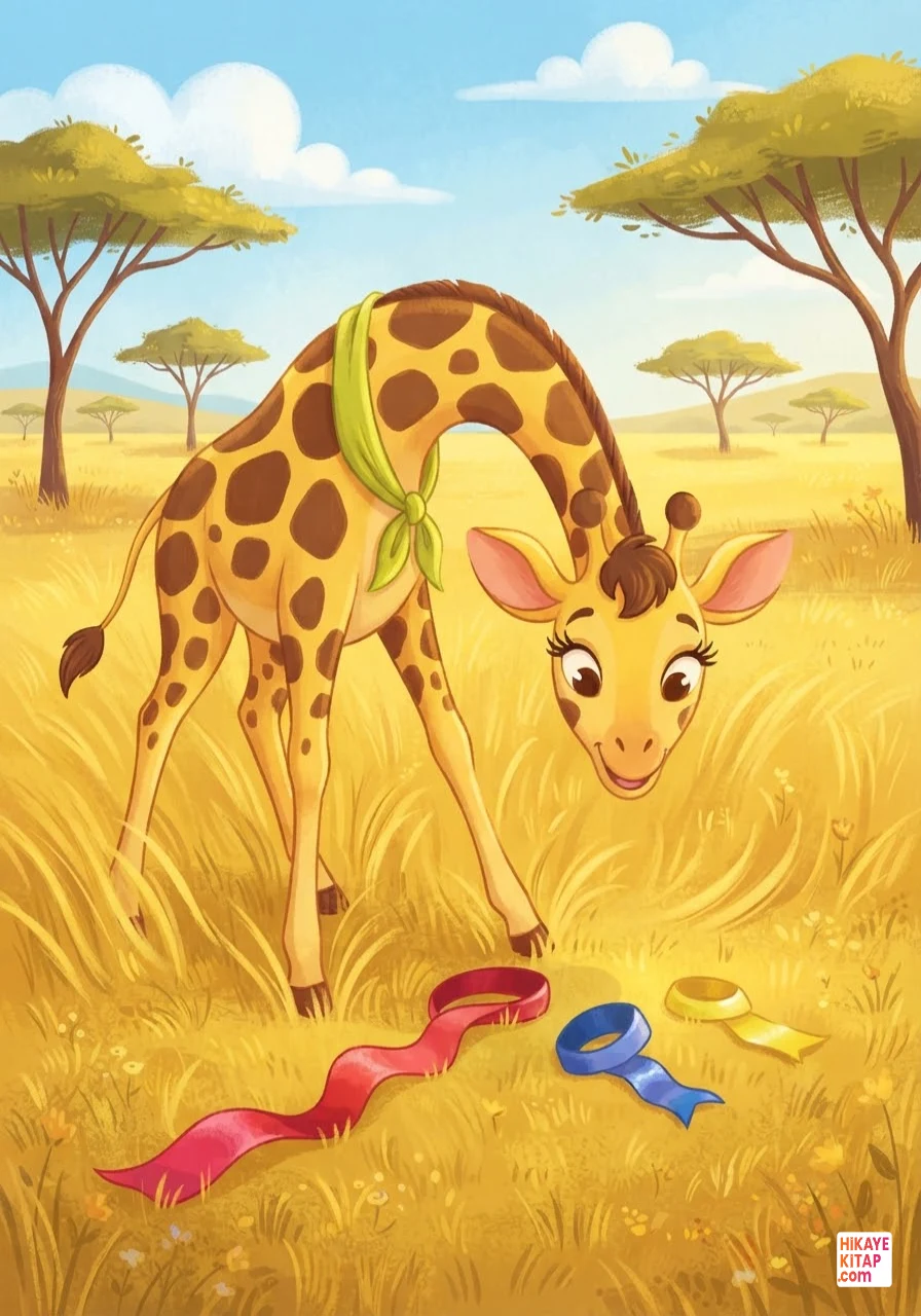 Little Gigi the Giraffe and the Colorful Ribbons 1 image