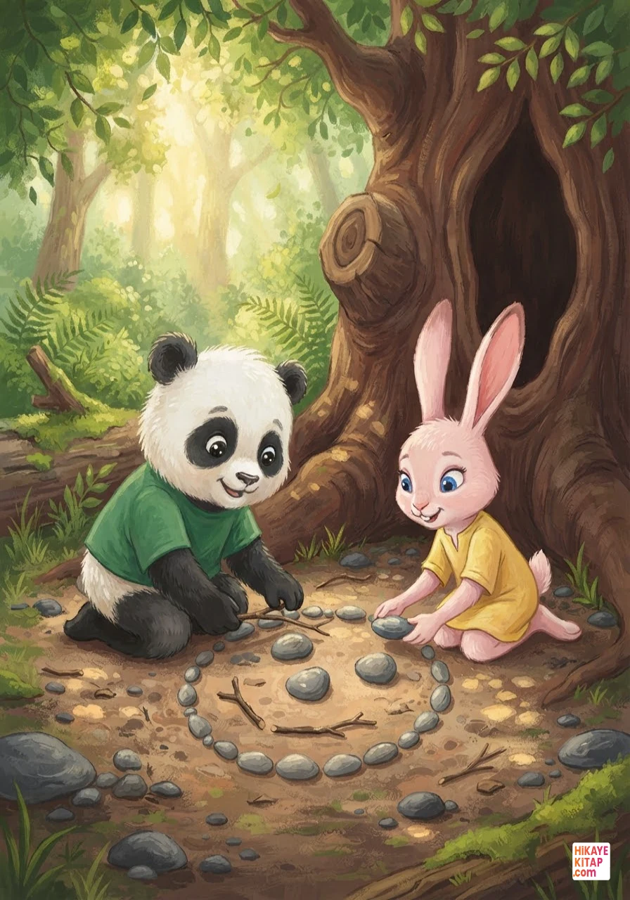 Minik Panda Pati ve Gülümseyen Çiçek Sayfa 10 görseli