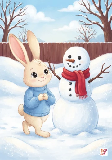 Little Rabbit Lily and the Little Snowman kitap kapağı