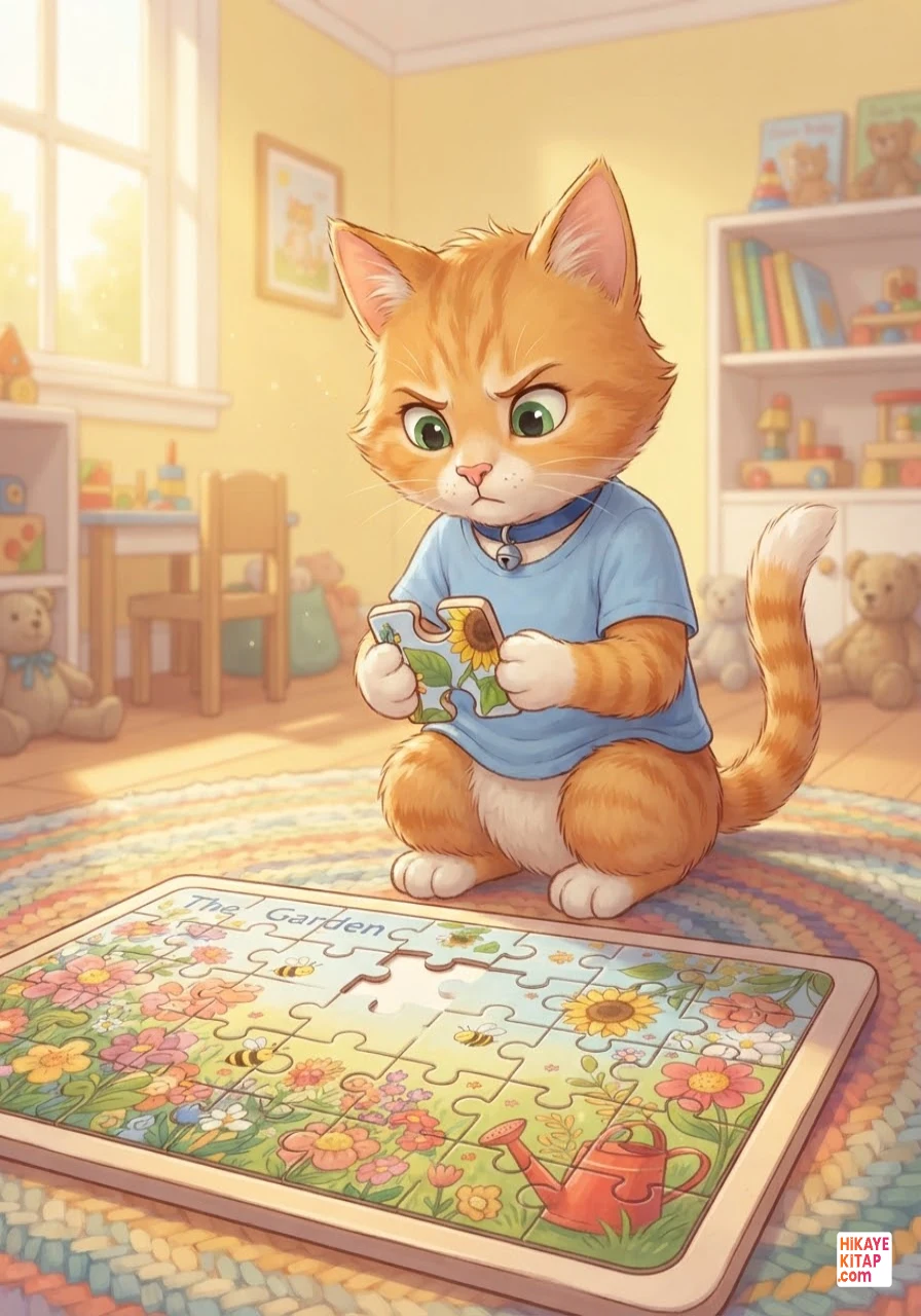 Minik Kedi Misket ve Renkli Yapboz Sayfa 10 görseli