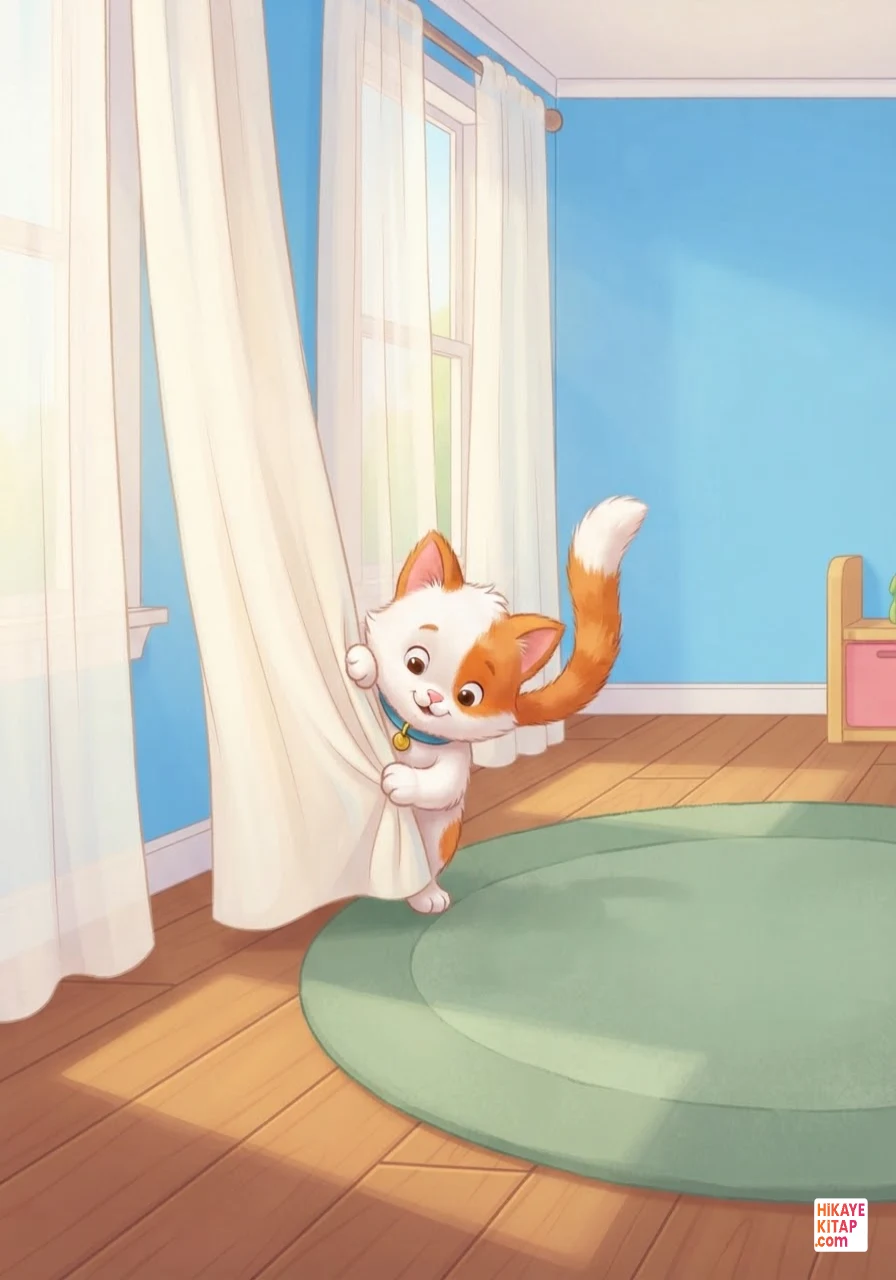 Minik Kedi Pati ve Saklanan Oyuncak Sayfa 2 görseli