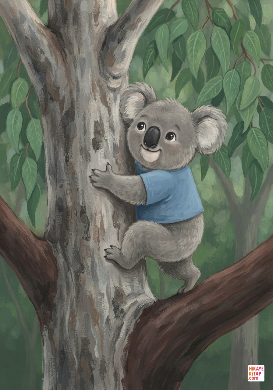 Minik Koala Koko ve Yüksek Dal Sayfa 3 görseli