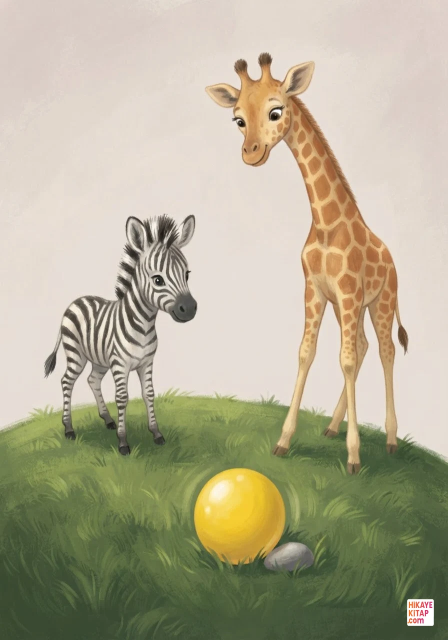 Minik Zebra Zeki ve Sarı Top Sayfa 11 görseli
