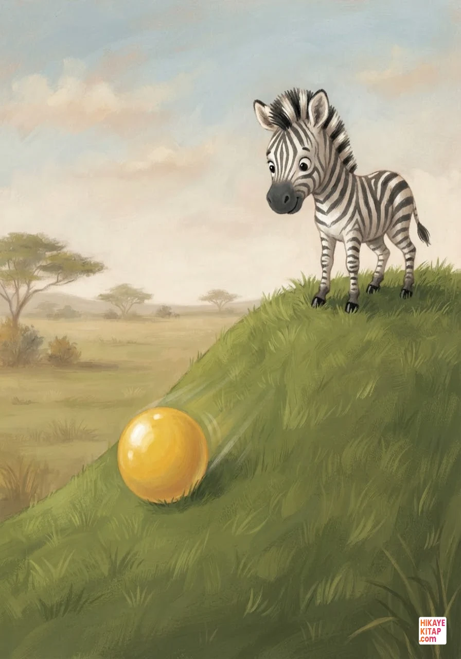Minik Zebra Zeki ve Sarı Top Sayfa 9 görseli