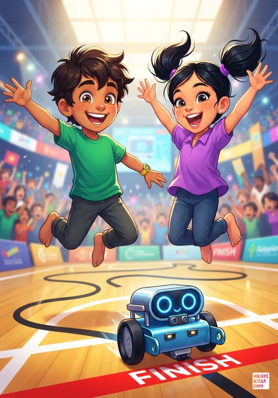 Berke ve Küçük Robot Yarışması Sayfa 11 görseli