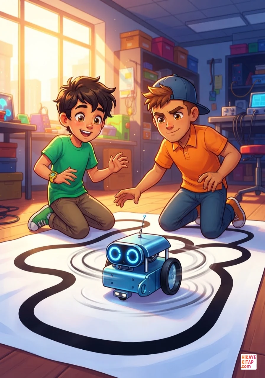 Berke ve Küçük Robot Yarışması Sayfa 4 görseli