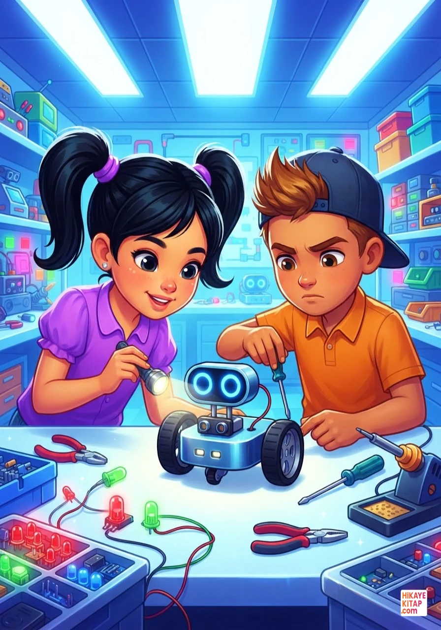 Berke ve Küçük Robot Yarışması Sayfa 5 görseli