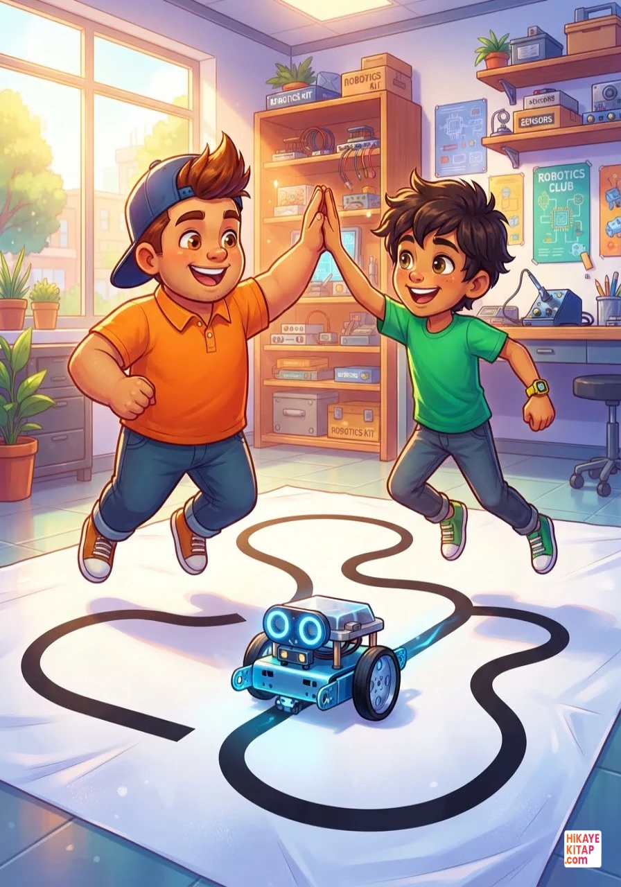 Berke ve Küçük Robot Yarışması Sayfa 7 görseli