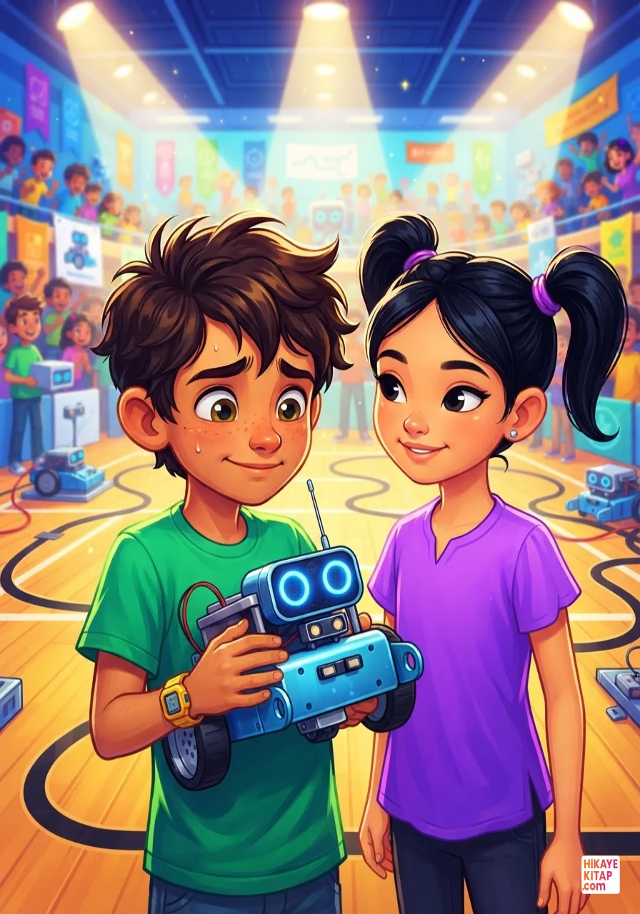 Berke ve Küçük Robot Yarışması Sayfa 8 görseli