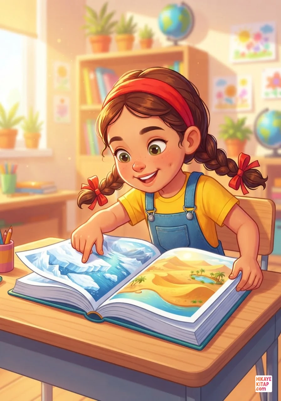 Merve ve Küçük Dünya Haritası Sayfa 3 görseli
